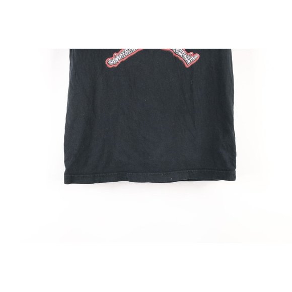 Nike Air Jordan Boys Large Faded Big Jumpman Logo Short Sleeve T-Shirt Black - Picture 3 of 8